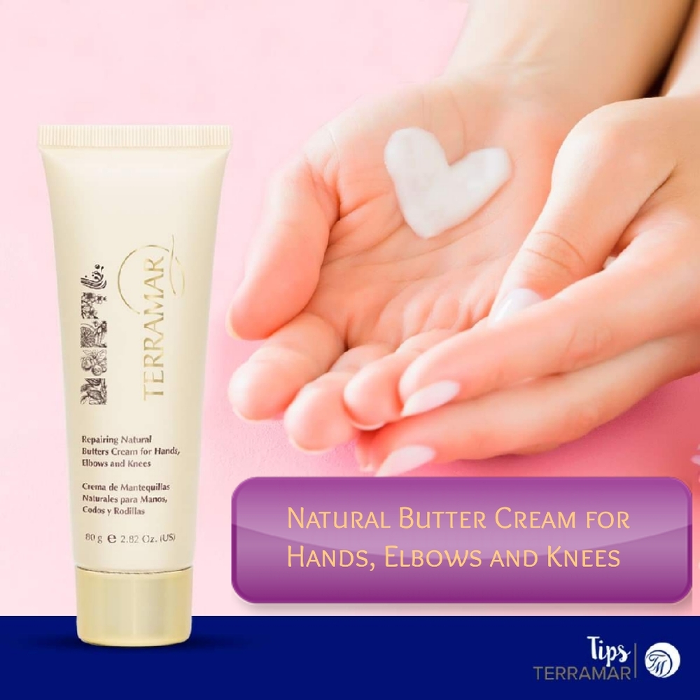 Crema de Mantequillas Naturales para Manos, Codos y Rodillas